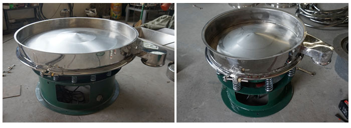 旋振篩底框安裝在振動體上面。